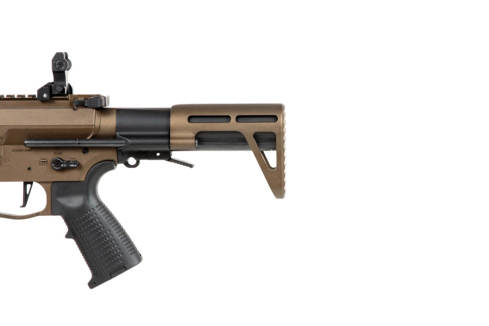 Nemesis X9 machinepistool replica - Donker Brons