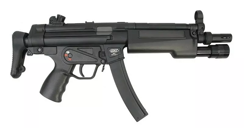Ametralladora de airsoft CA5A3 con antorcha