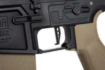 SA-E12 EDGE 2.0™ GATE ASTER Poloplášťová airsoftová zbraň karabiny - Nová pažba/Light Ops Stock