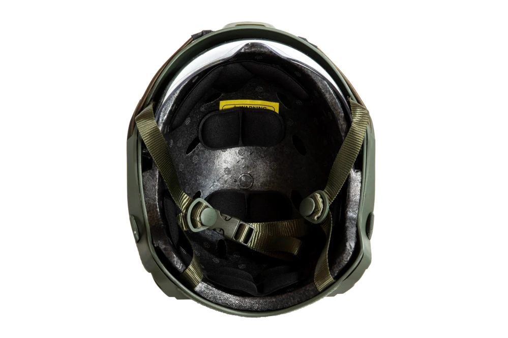 X-Shield MH helm replica met bril - Olijf