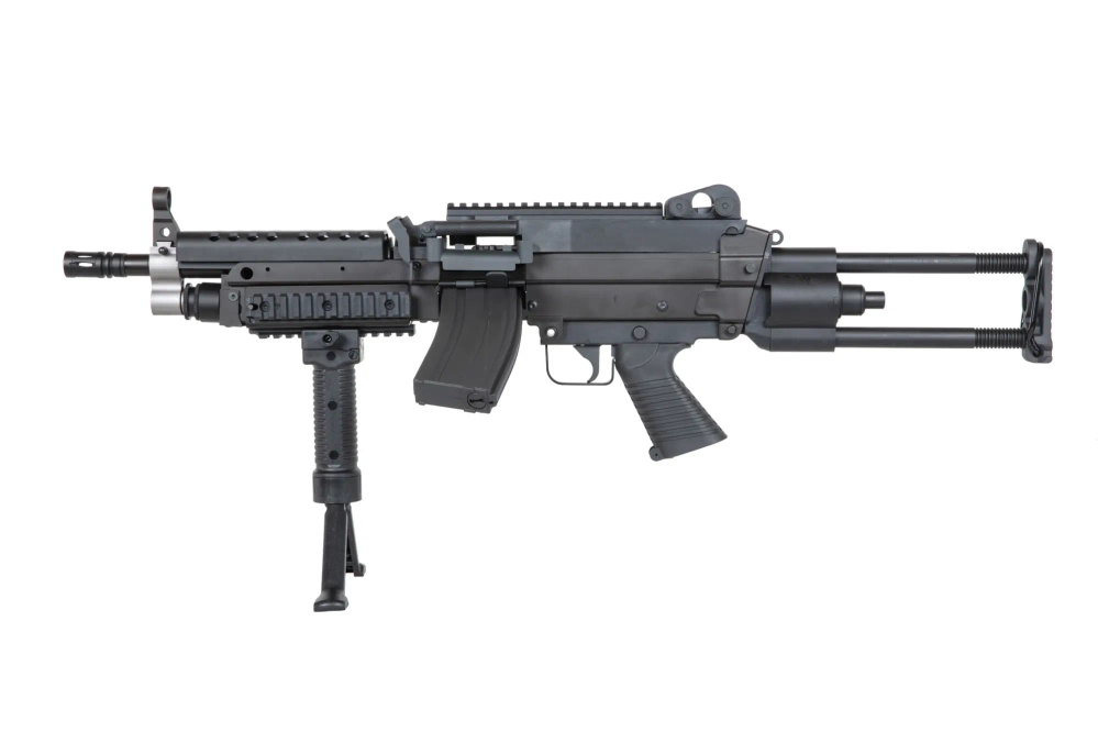 A&K M249 Para Zwart ASG machinegeweer