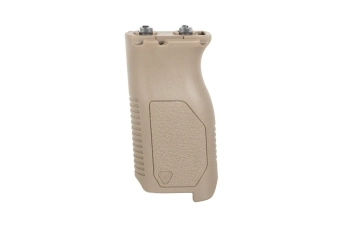 Strike Industries M-LOK Gehoekte Verticale Grip Lang Vlak Donker Aarde voorgrip