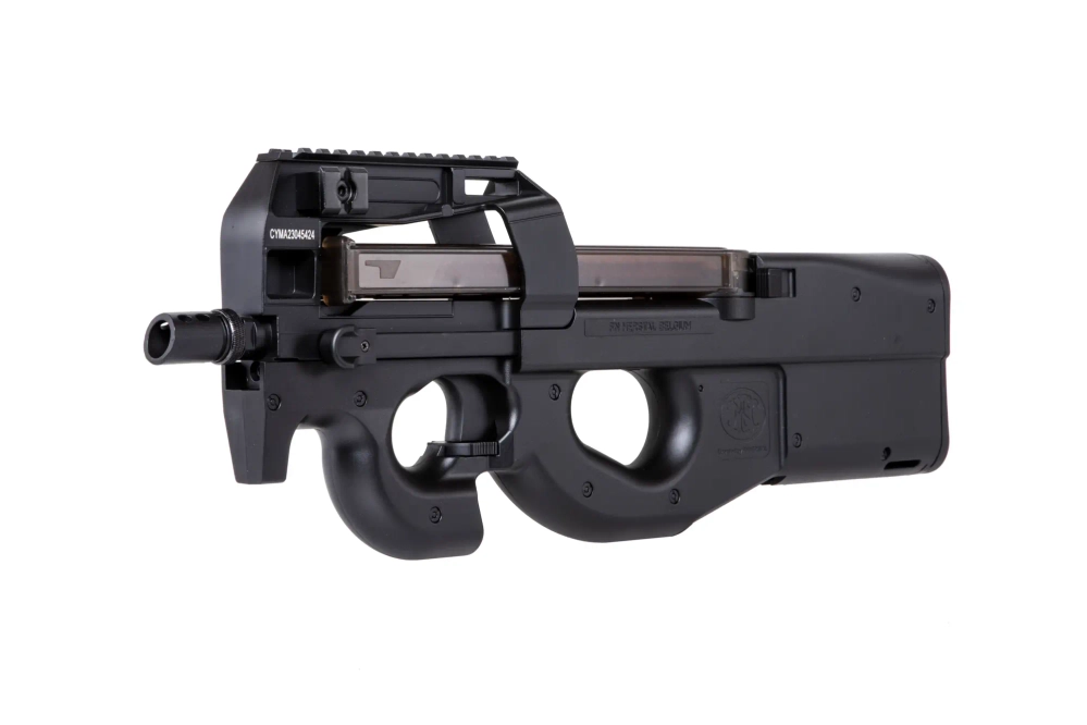 Licensed replica of the Cybergun FN Herstal P90 submachine gun (CM060) - Black