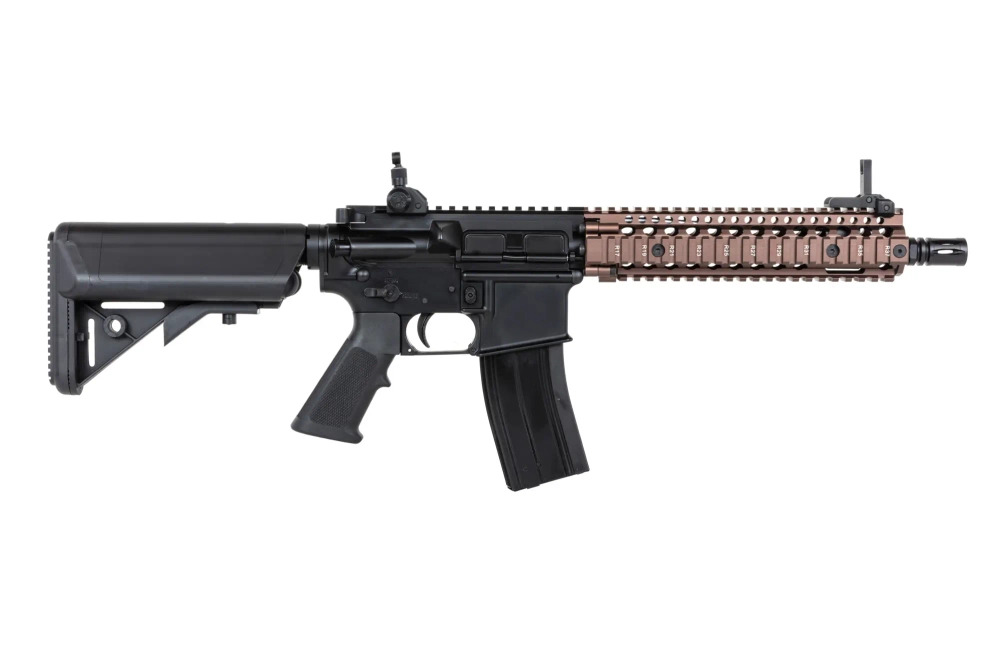 Karabinek ASG Golden Eagle Daniel Defense MK18 MC6593MT GBB FDE Two Tone