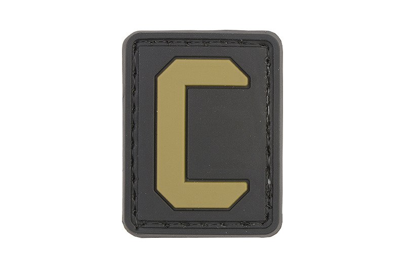 Naszywka 3D - Letter C