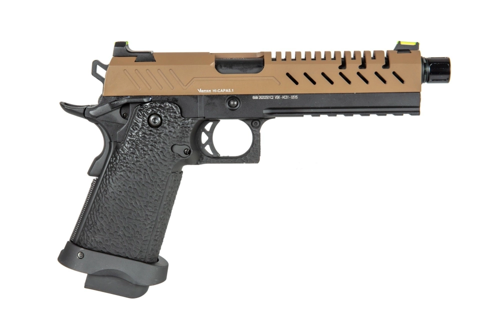 Vorsk Hi-Capa 5.1 Pistol Replica - Tan/Black