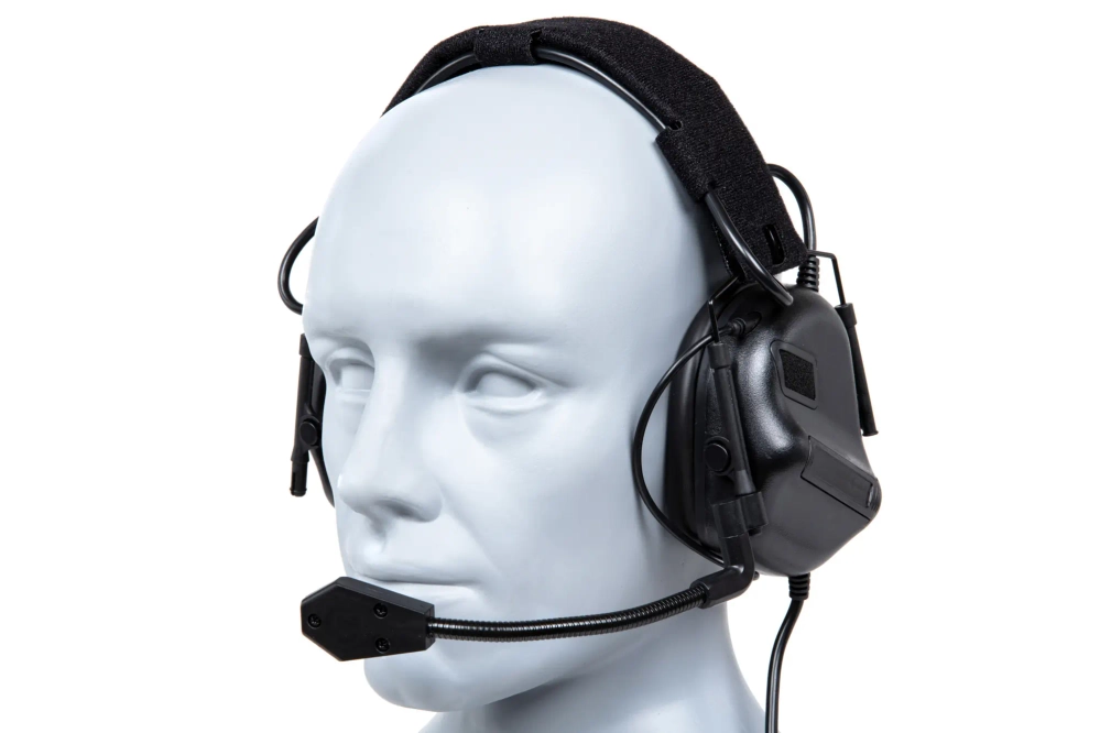 Taktyczne słuchawki Gen. 5 Wosport HD-20 Czarne