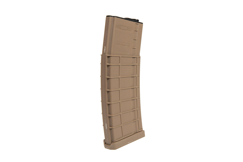 Długi magazynek mid-cap 200 kulek do replik M4/M16 - tan