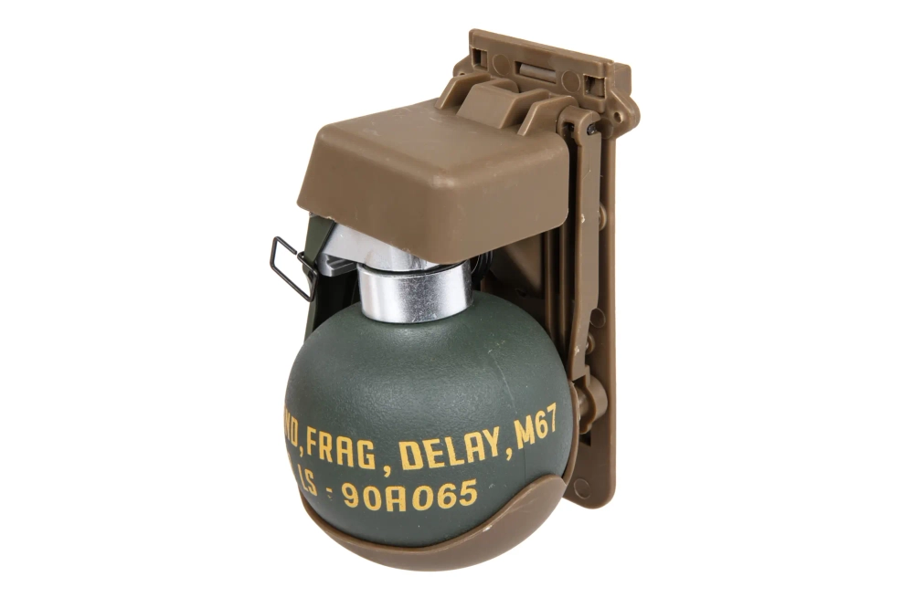 M67 fragmentatiegranaatpop met Tan-lader