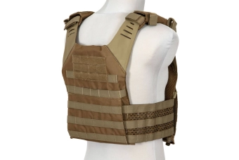 Spartan Plate Carrier Tactical Vest - Coyote Brown