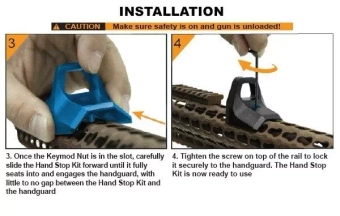 Chwyt Hand Stop/ Barricade Rest - czarny