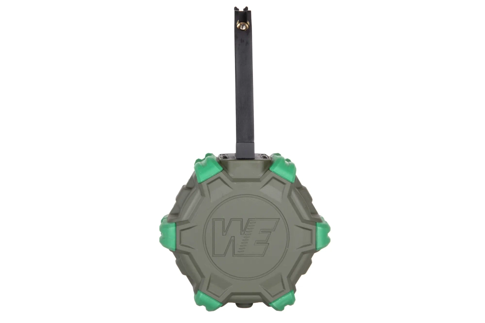 Chargeur tambour Green Gas pour 1911 WE 350 billes Vert