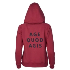 Sudadera SUPER HOODIE de mujer - Rojo remolacha