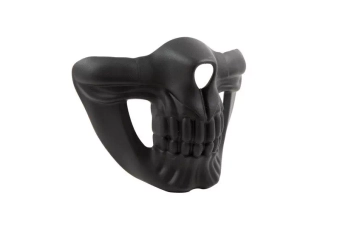 Masque ? t?te de mort - noir
