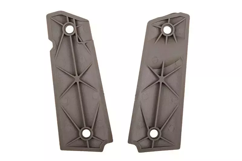 Facings gripu type Colt 1911 Pik style - terre sombre