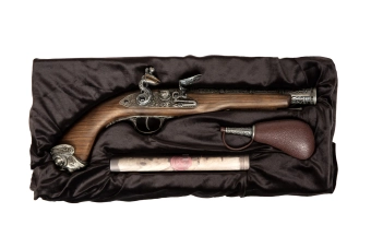 Flintlock style pistol CO2