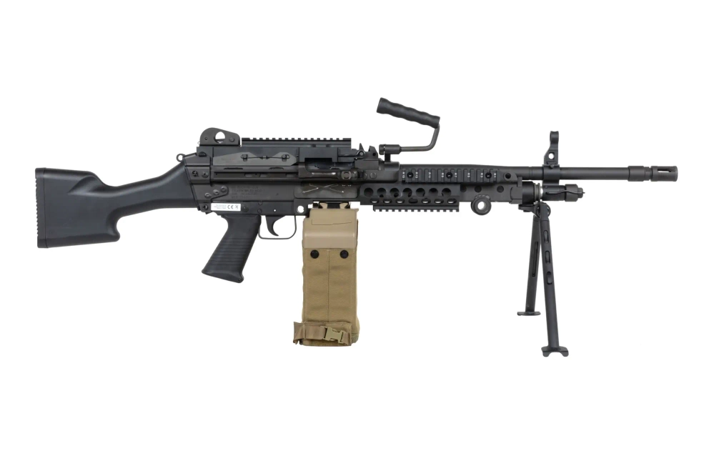airsoft Vega Force Company MK48 MOD1 Premium Black Machine Gun