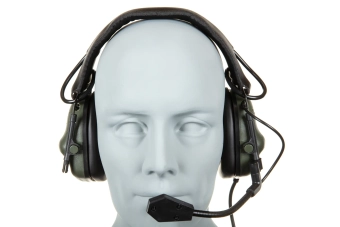 Auriculares tácticos Wosport HD-08 Gen. 5 Oliva