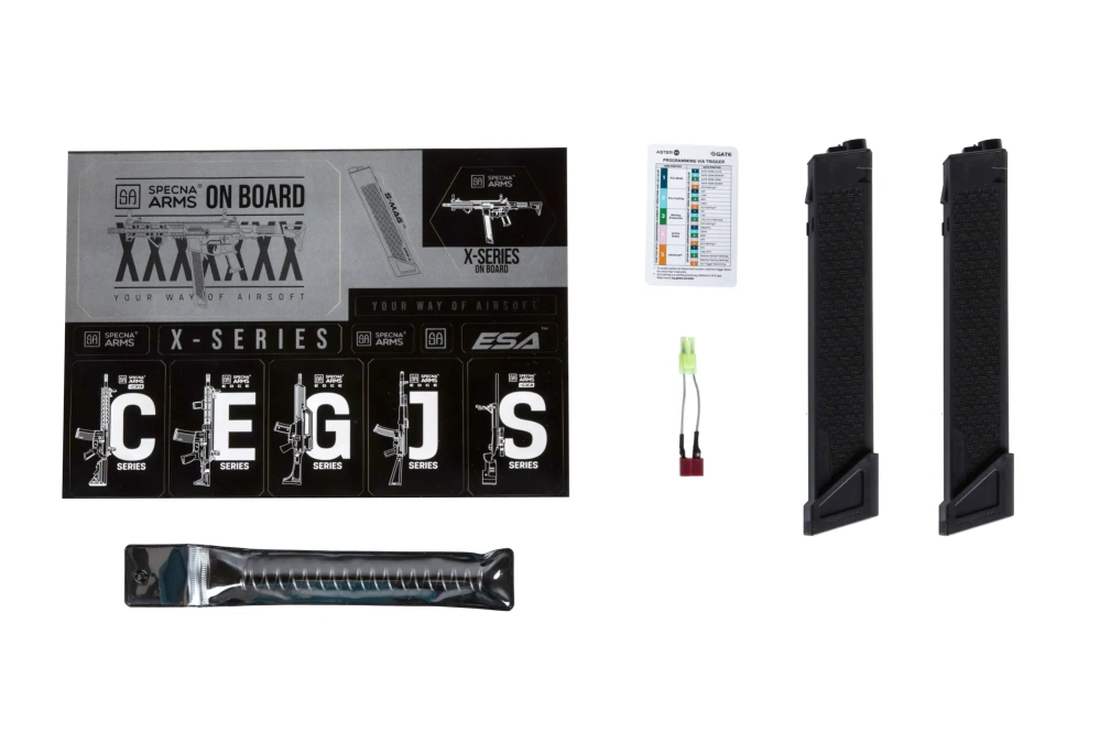 Specna Arms SA-X02 EDGE 2.0™GATE ASTER HIGH SPEED submachine gun replica Black