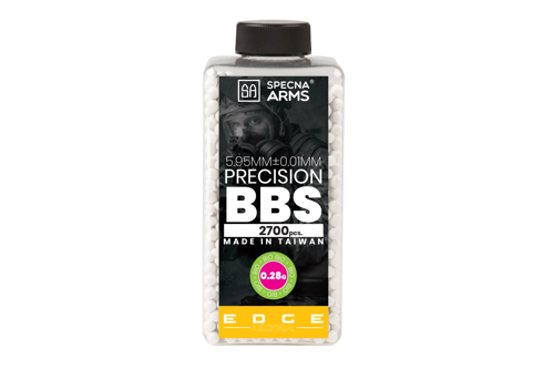 Specna Arms EDGE ULTRA™ BIO precision BB's 0.28g - 2700 pcs - white - bottle