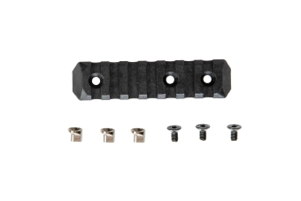 Lišta ERS™ KeyMod 7 slotů - černý