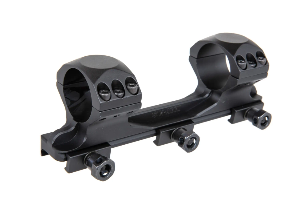 Jednoczęściowy montaż 30mm Vector Optics na szynę Picatinny X-ACCU 1.2'' Medium 0 MOA