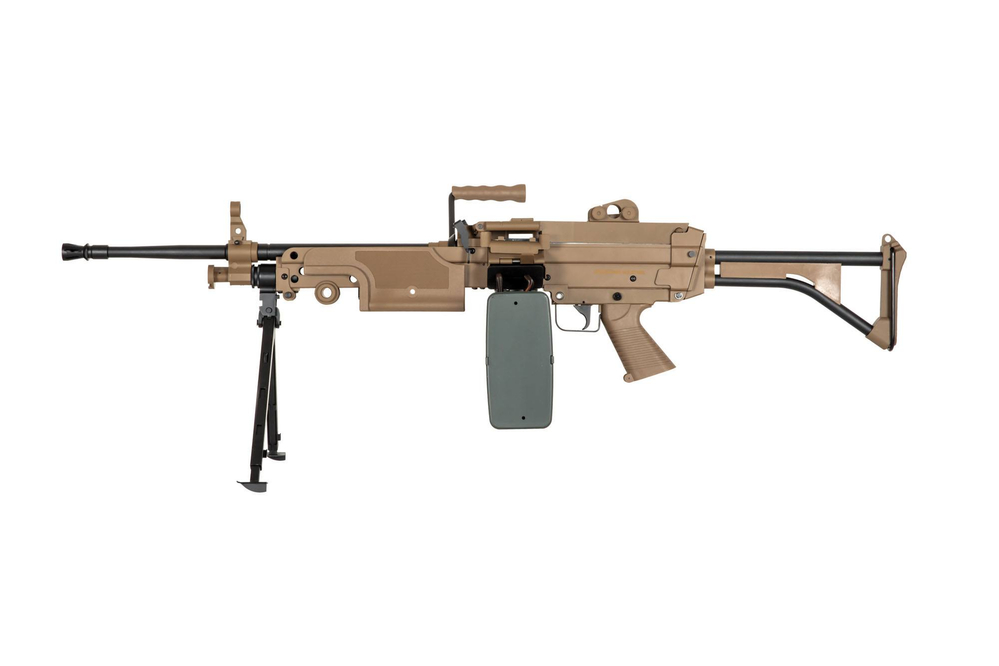 airsoft Specna Arms SA-249 MK1 CORE™ Tan kulomet (OUTLET)