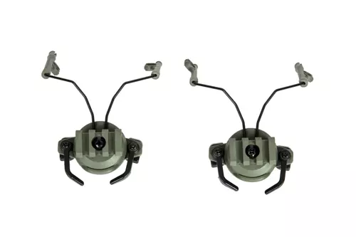 Headset mounting for EX type helmets (19-21mm) - Olive