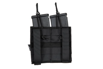 Bolsa doble MOLLE para 2 cargadores tipo M4/M16 - negro