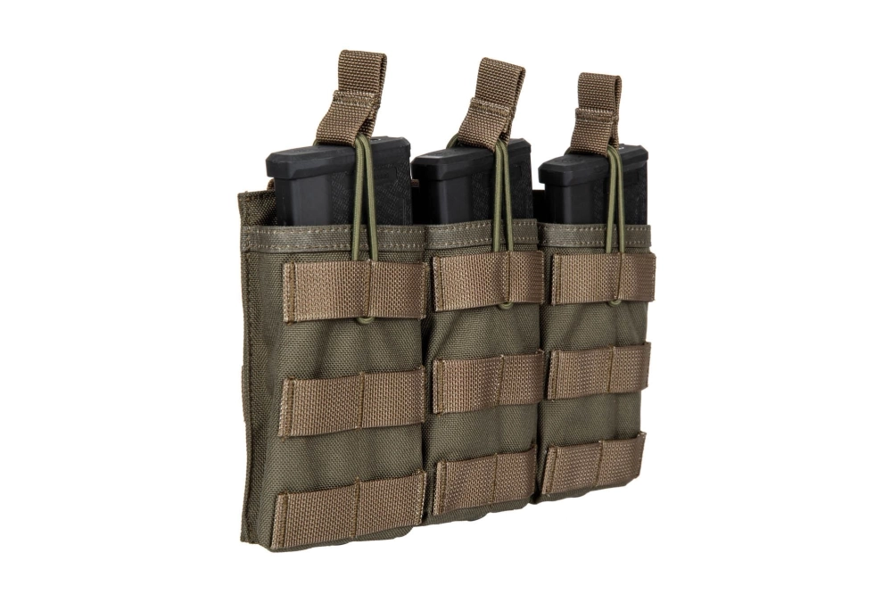 Bolsa triple universal en cargadores - Verde Ranger