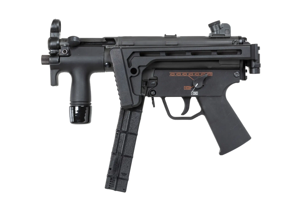 Pistolet maszynowy ASG BOLT Airsoft SWAT K (B.R.S.S) ze składaną kolbą
