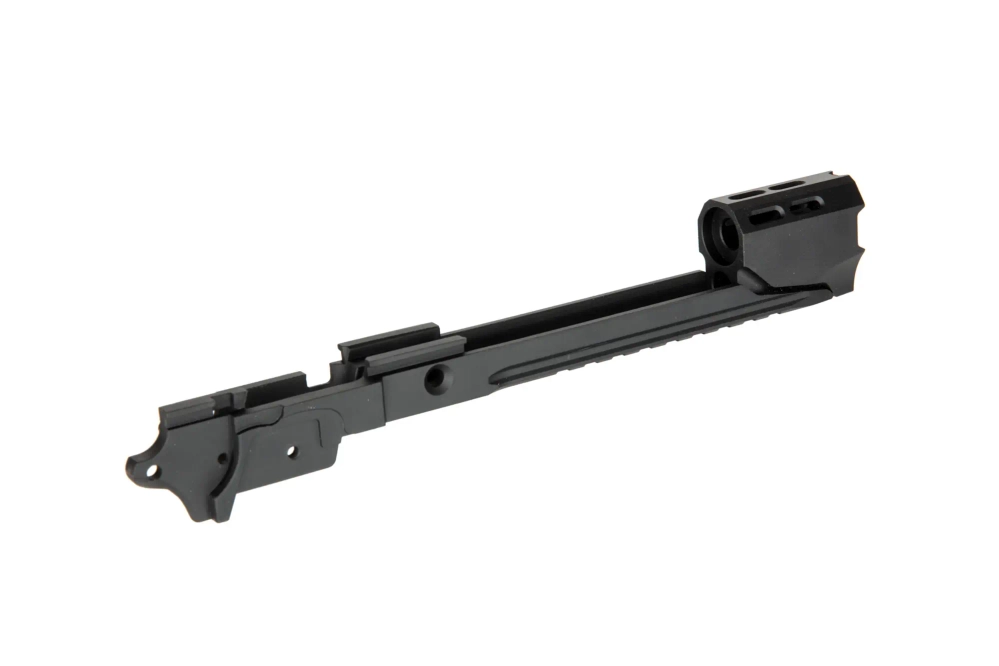 Custom Lower Frame R EDGE for Hi-Capa 5.1 + Compensator - Black