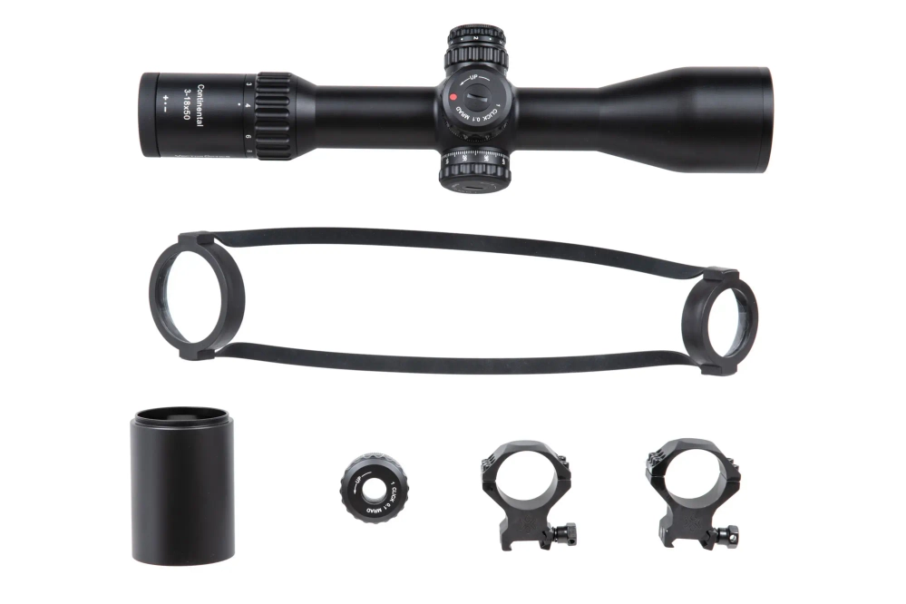 Vector Optics CONTINENTAL X6 3-18X50 zaměřovací dalekohled černý