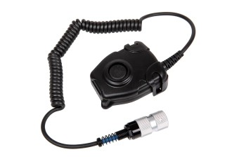 PTT typ Peltor pro vysílačku typu PRC 152/ 148 (pružinový kabel)