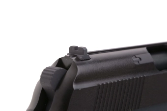 Suppressed MK Pistol Replica - Black/Brown Grip