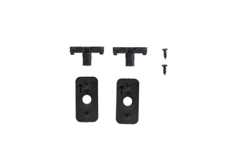 Adaptador de auriculares Comtac Woport para raíles tipo ARC (Tipo AMP) MC Negro