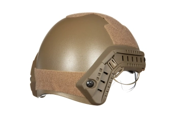 helma Replica X-Shield MH s brýlemi - Tan