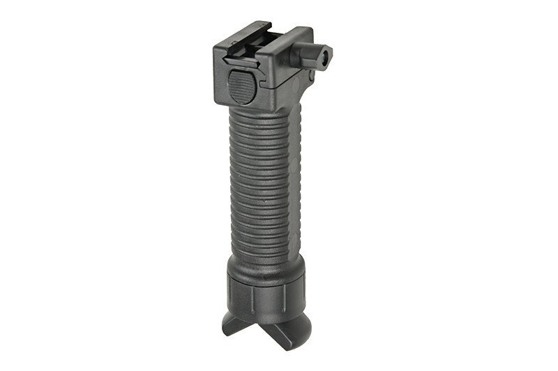 RIS tactical grip with bipod - black