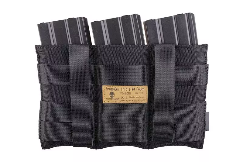 Triple Speed Pouch for M4/M16 Magazines - Black