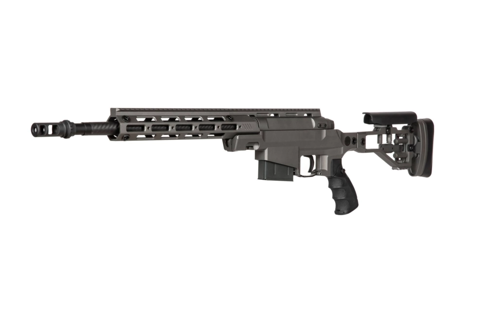 Fusil de précision airsoft Ares MSR303 - Gris titane (OUTLET)