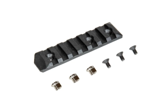 Lišta ERS™ KeyMod 7 slotů - černý