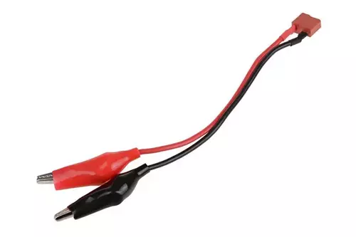 Adapter for Battery T-Connect / 2 x Crocodile Clip