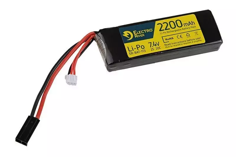 7,4V 2200mAh 20/40C LiPo baterie