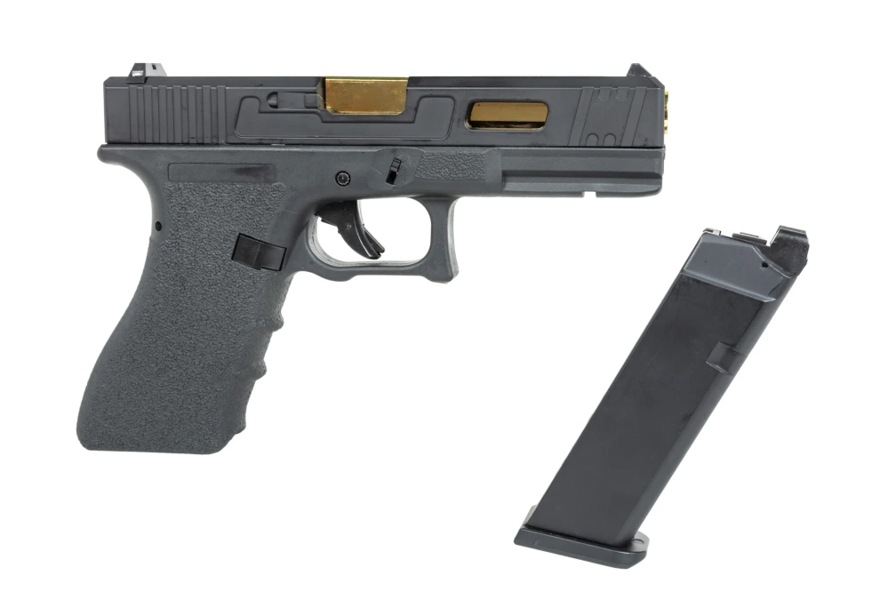 East Crane EC-1105 ASG pistool Zwart en goud