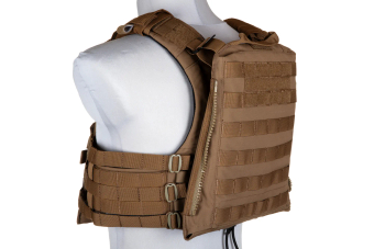 PRIMAL GEAR Gilet tactique plate carrier Trias Coyote Brown