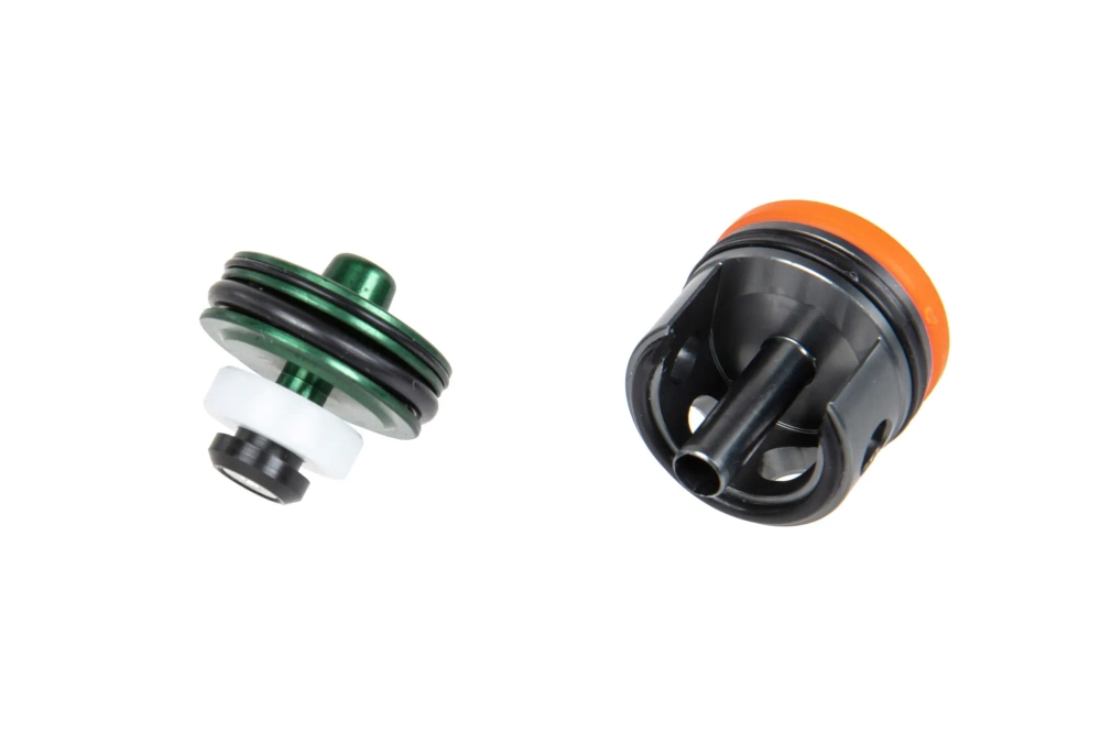 TopMax ERGAL CNC DMR High Stop Air-Brake kit piston et tête de cylindre (PAD orange)