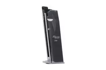 Chargeur gaz24 balles pour répliques pistolet Sig226 - argenté
