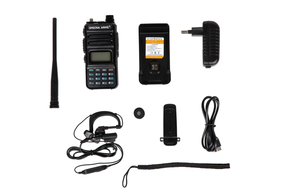 Shortie-13 handheld, tweekanaals radio (VHF / UHF)
