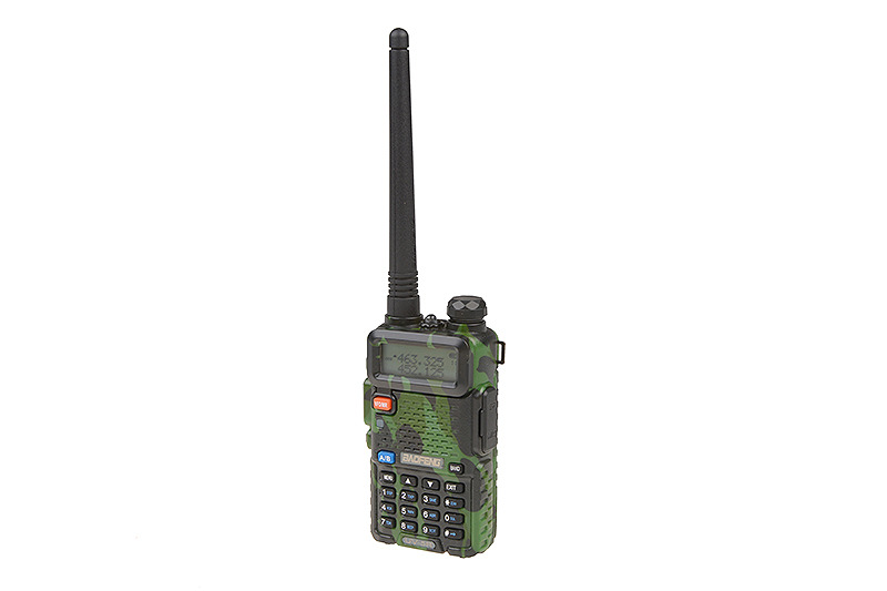 Manual Dual Band Baofeng UV-5R Radio - Short Battery (VHF/UHF) - Camo