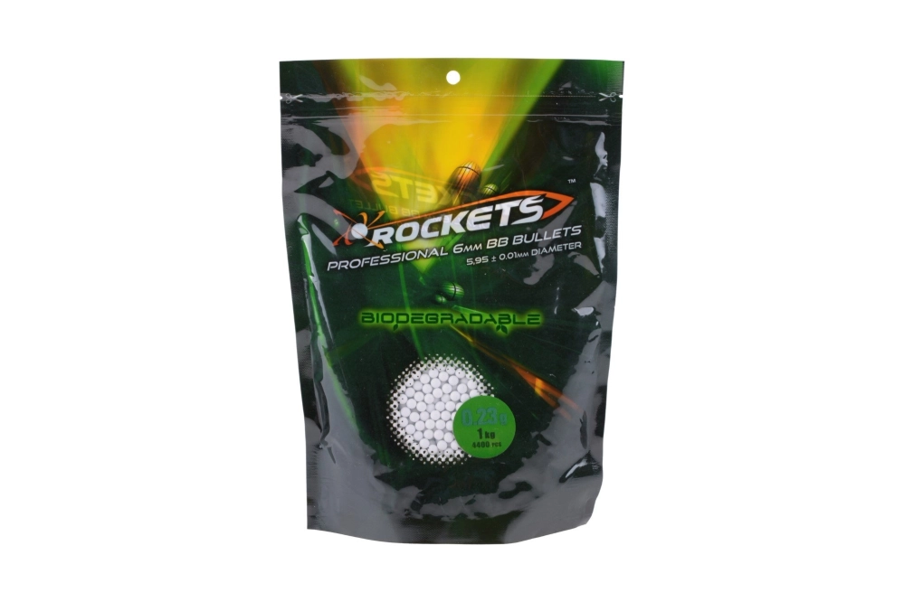BBs biodegradable 0.23g Rockets Professional 4300 pcs